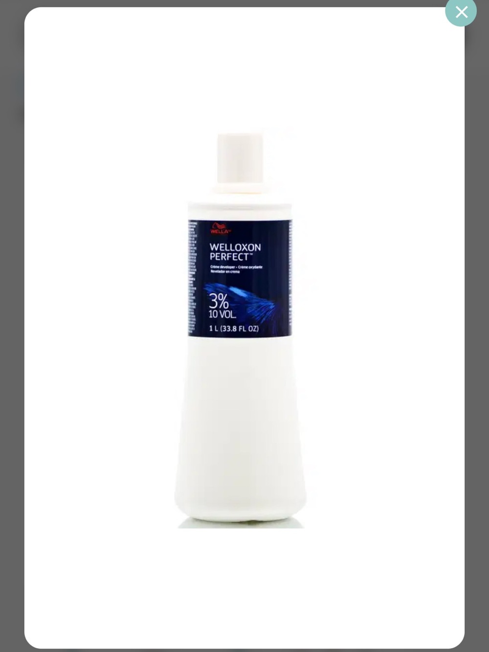 WELLOXON PERFECT KOLESTON CREAM DEVELOPER -10VOL(3%) - 33.8 OZ